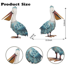 Kircust pelican side profile highlighting sculpted posture and balance