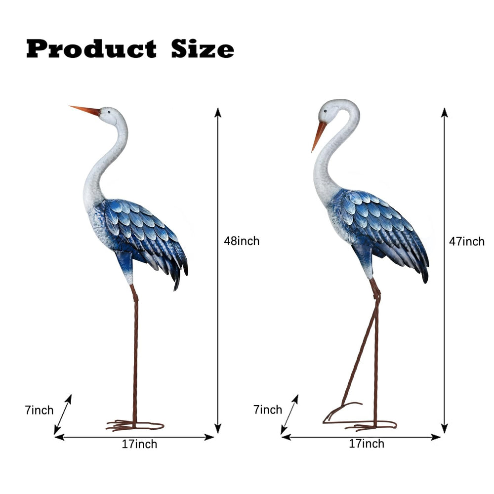 Kircust side profile of crane sculpture demonstrating slim silhouette benefit