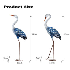 Kircust side profile of crane sculpture demonstrating slim silhouette benefit