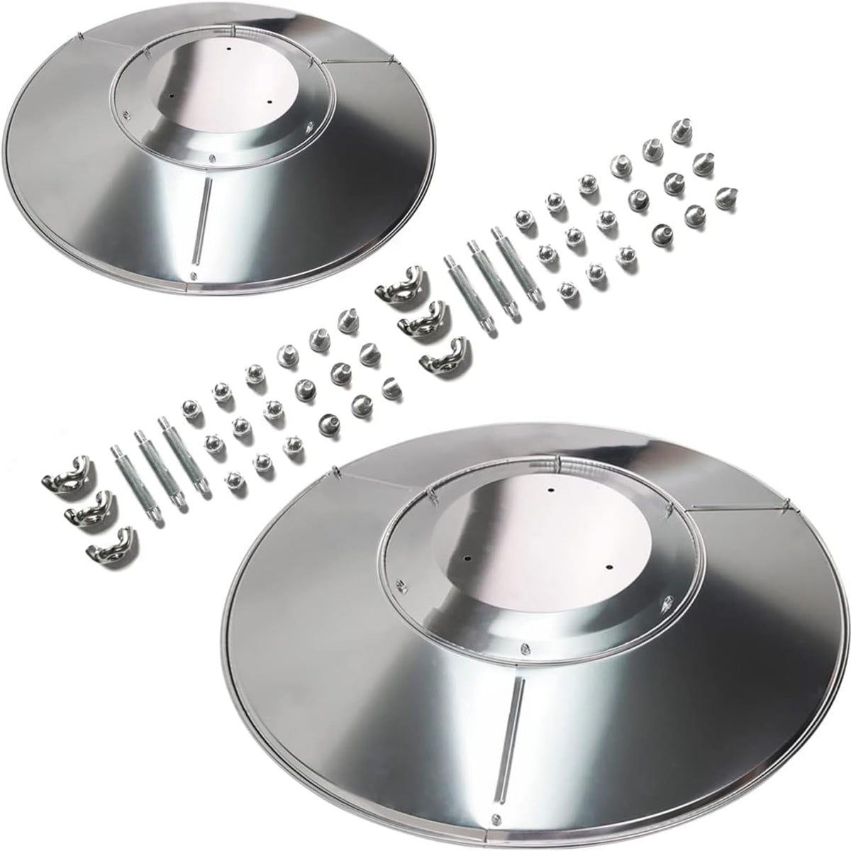 Kisworm front view replacement dome showing full 33-inch coverage and improved heat reach