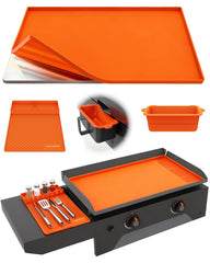 Kitchen Perfection front packaging showing 28-inch kit protecting griddle
