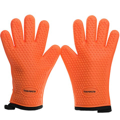 Kitchen Perfection gloves front packaging showing durable pair and XL length