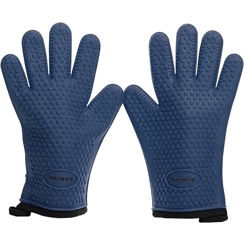 Kitchen Perfection front view of boxed gloves showing complete set and branding benefit