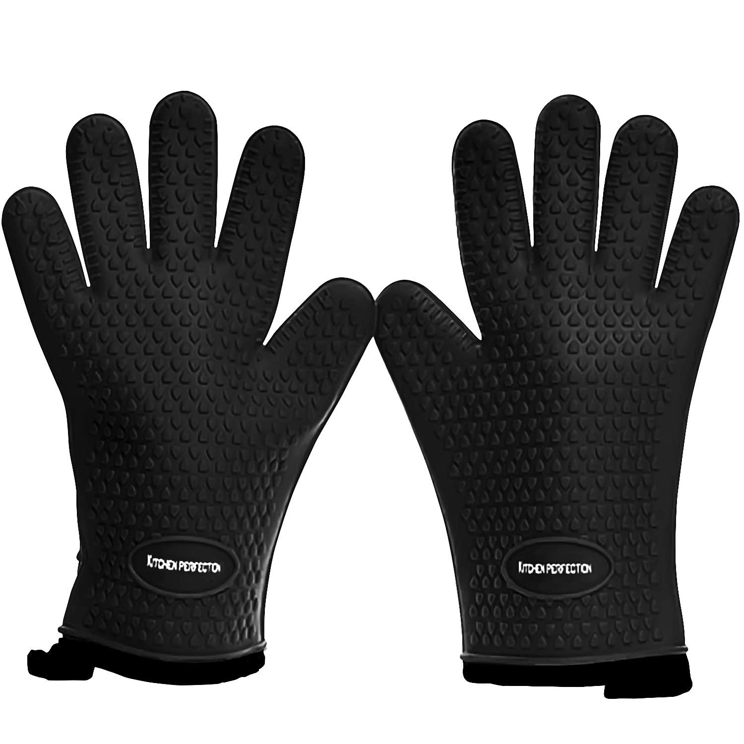 Kitchen Perfection front view of gloves showing full coverage and waterproof protection