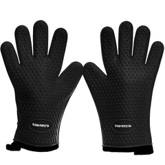 Kitchen Perfection front view of gloves showing full coverage and waterproof protection