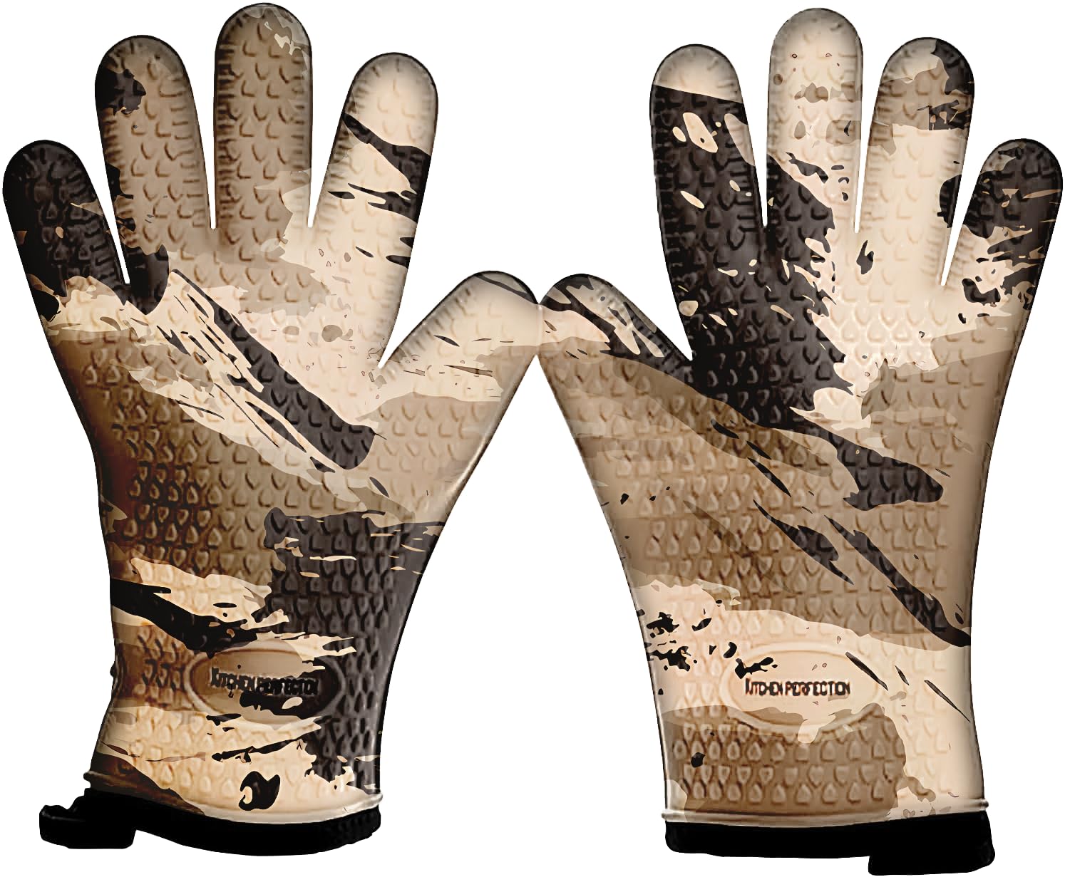 Kitchen Perfection gloves front view showing grip and protection