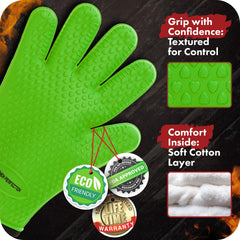 Kitchen Perfection silicone grip texture close-up secure handling