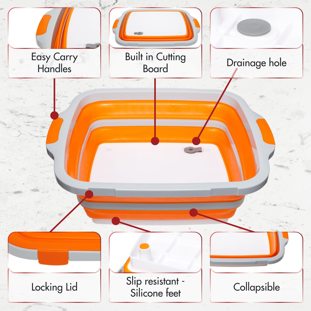 Kitchen Perfection size comparison with hands to visualize the 16L capacity
