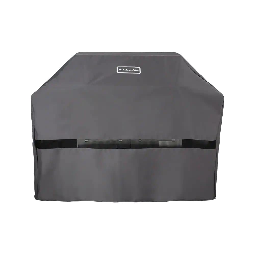 KitchenAid front view of full-length cover protecting grill and finish