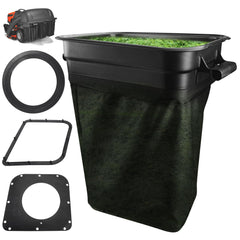 KitchenKipper 532400226 front view showing full replacement bag and frame fit