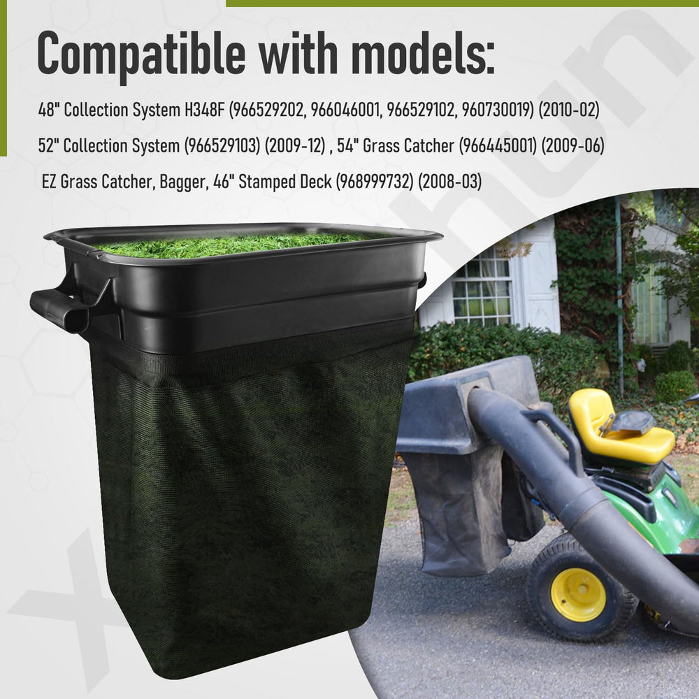 KitchenKipper in use collecting grass clippings to keep lawn tidy and efficient
