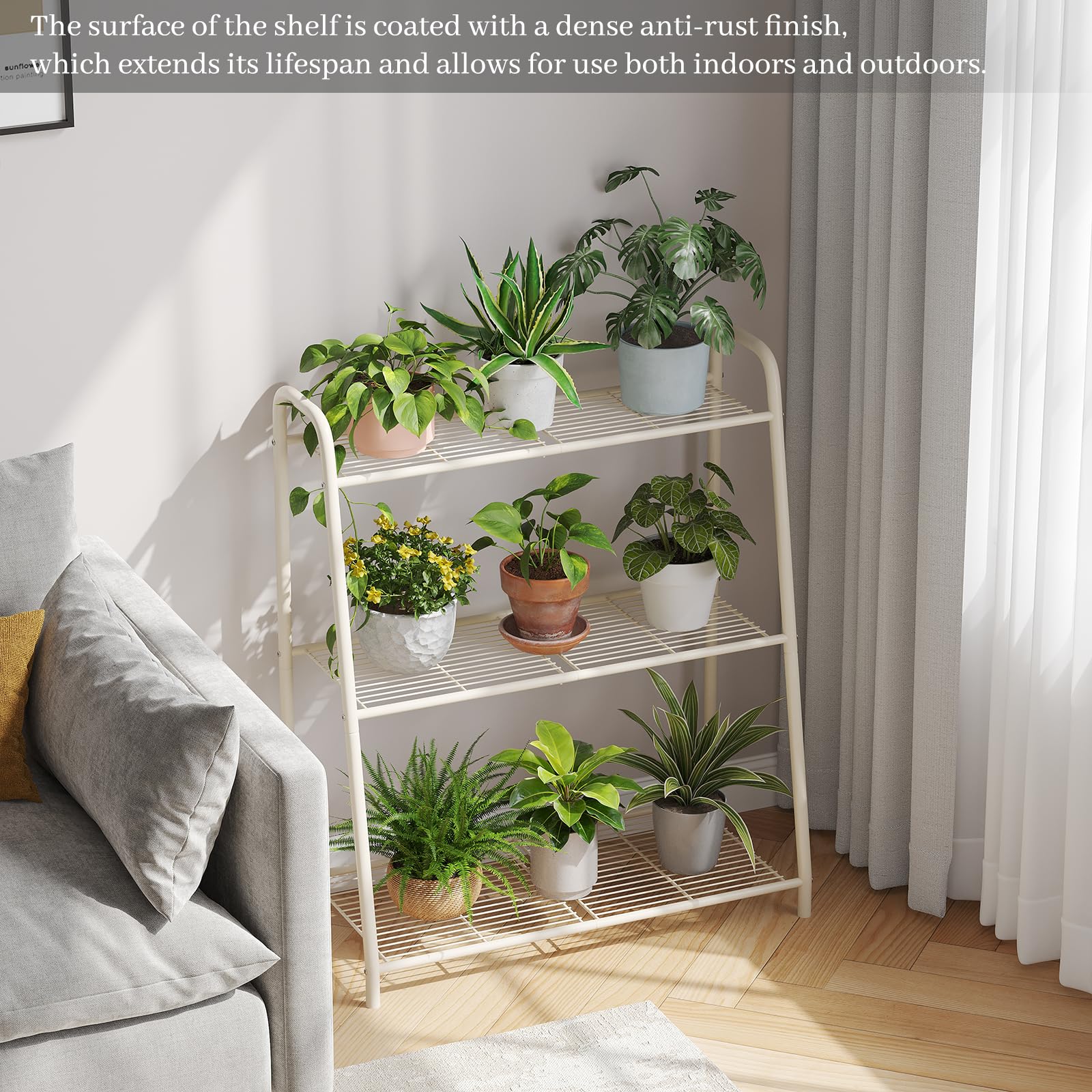 Kitsanery lower shelf holding shoes showing versatile storage and neat entryway use