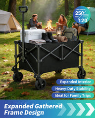 Kitsure open interior loaded with camping gear for organized carrying