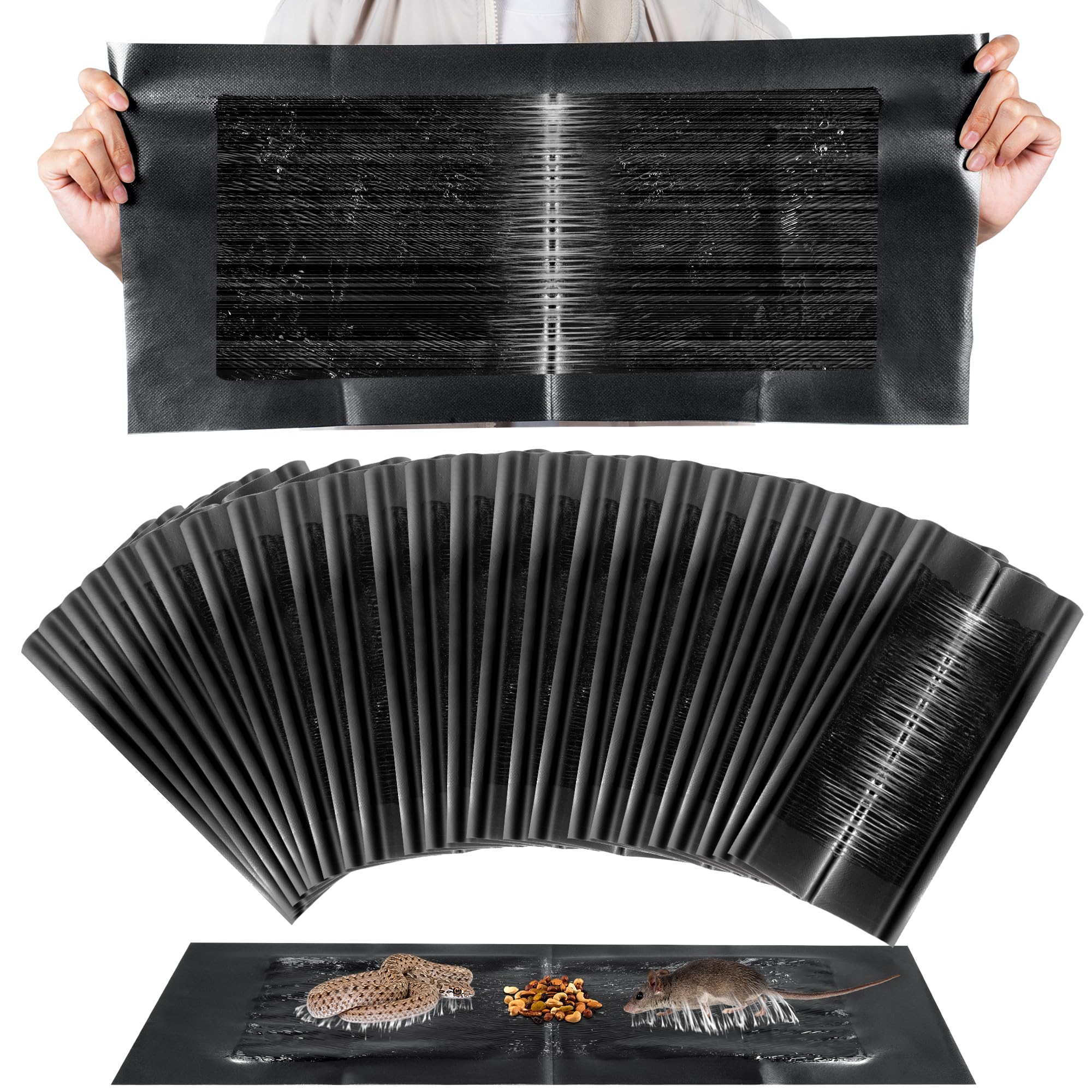 Kittmip front packaging showing 24 large glue traps and contents benefit