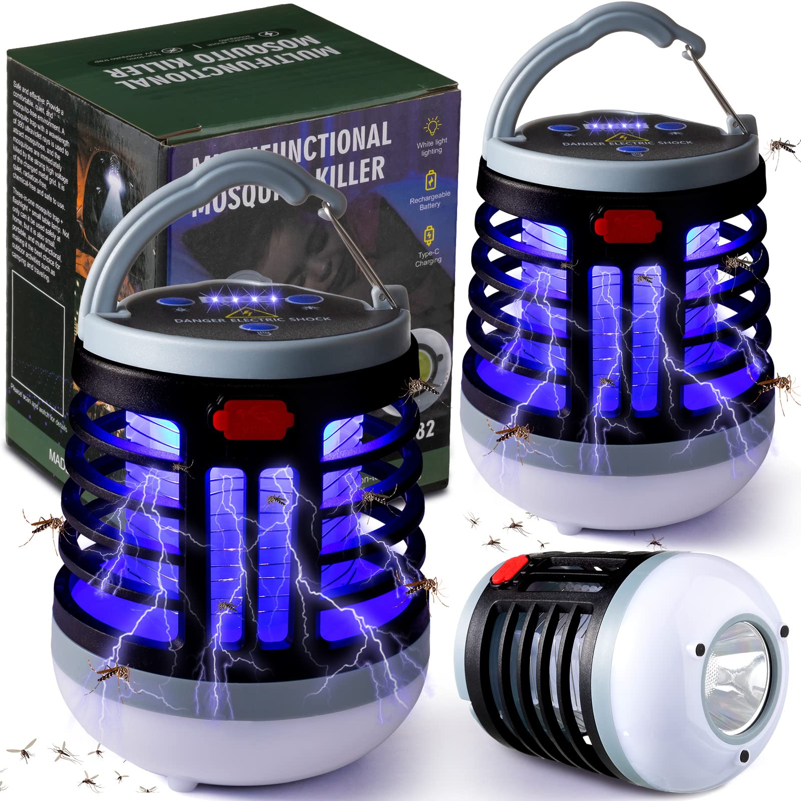 kittmip front view showing compact lantern and two-pack convenience