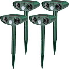 Kittmip front view showing four green repellers and packaging for easy identification and purchase