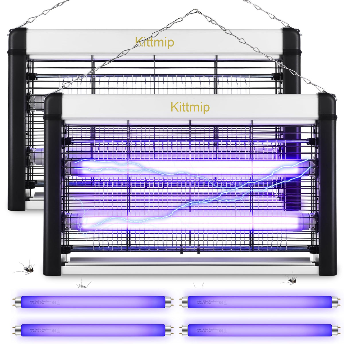 Kittmip front view of two-unit pack showing compact design and immediate insect control benefit