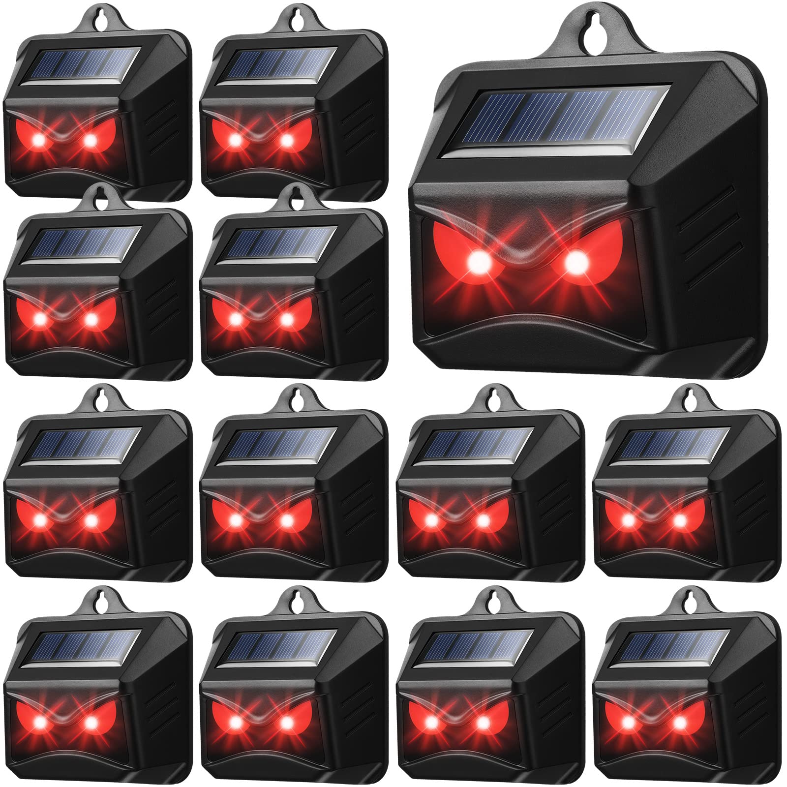 Kittmip front view packaging showing twelve black repeller units and benefit clear set