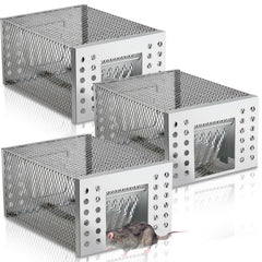 Kittmip front view of three traps showing coverage benefit