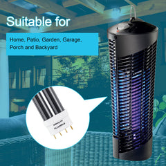 Kittmip bulb installed in Stinger zapper demonstrating restored light attraction