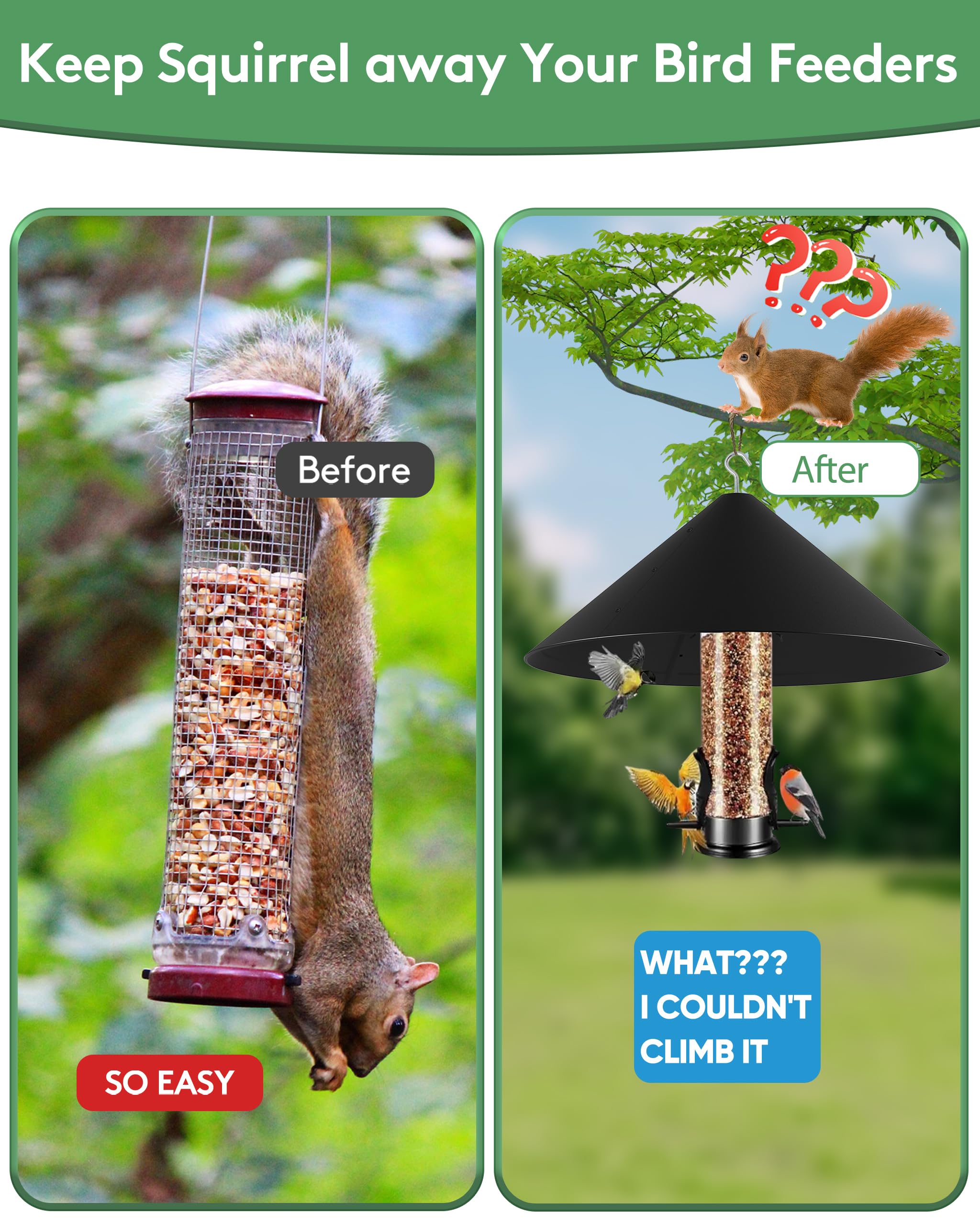 KITVONA mounted on pole in garden showcasing universal compatibility and protection
