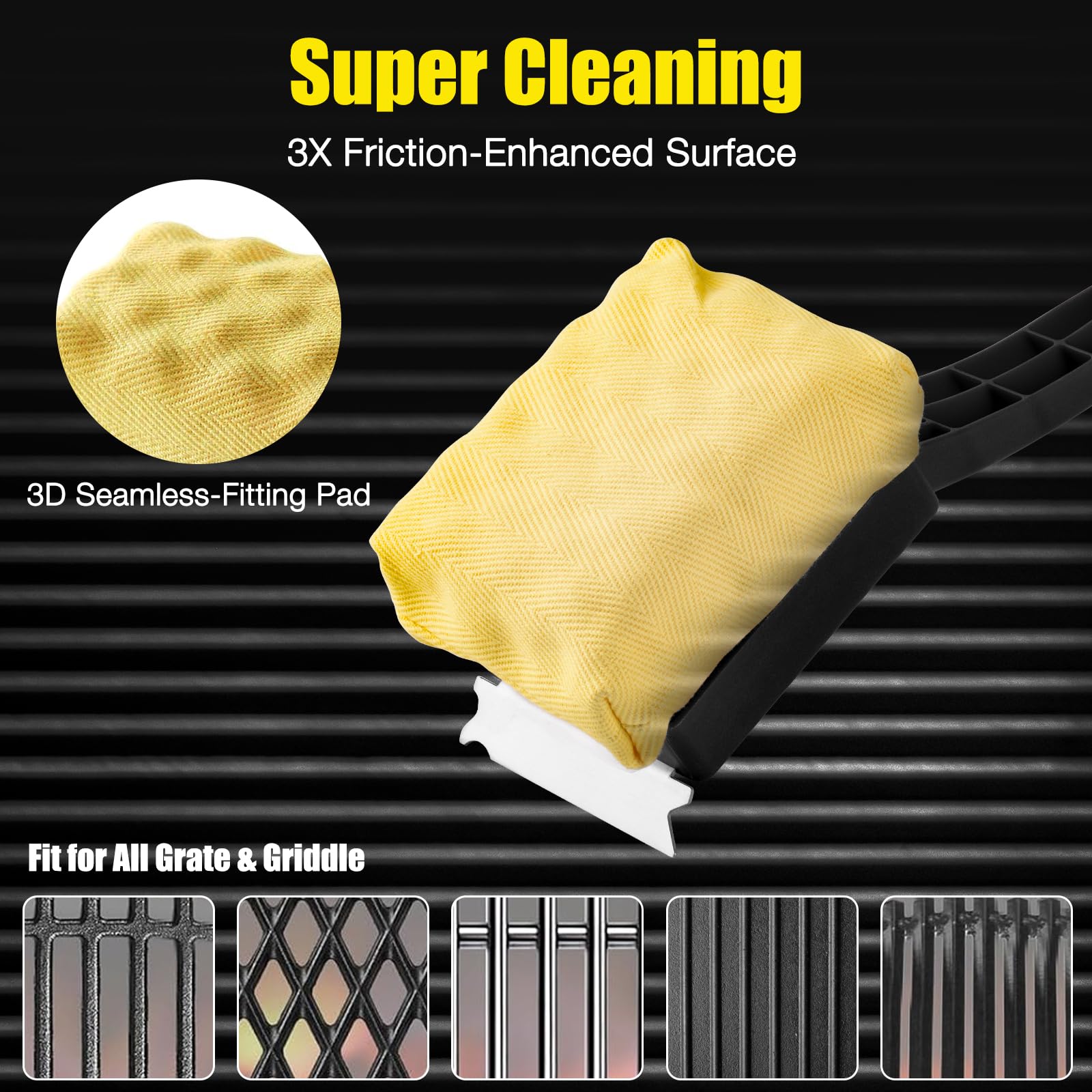 Kitwanda dishwasher-safe cleaning pad being rinsed and placed in dishwasher for maintenance