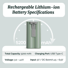 Kiwibit battery LED indicator closeup showing charging status clearly