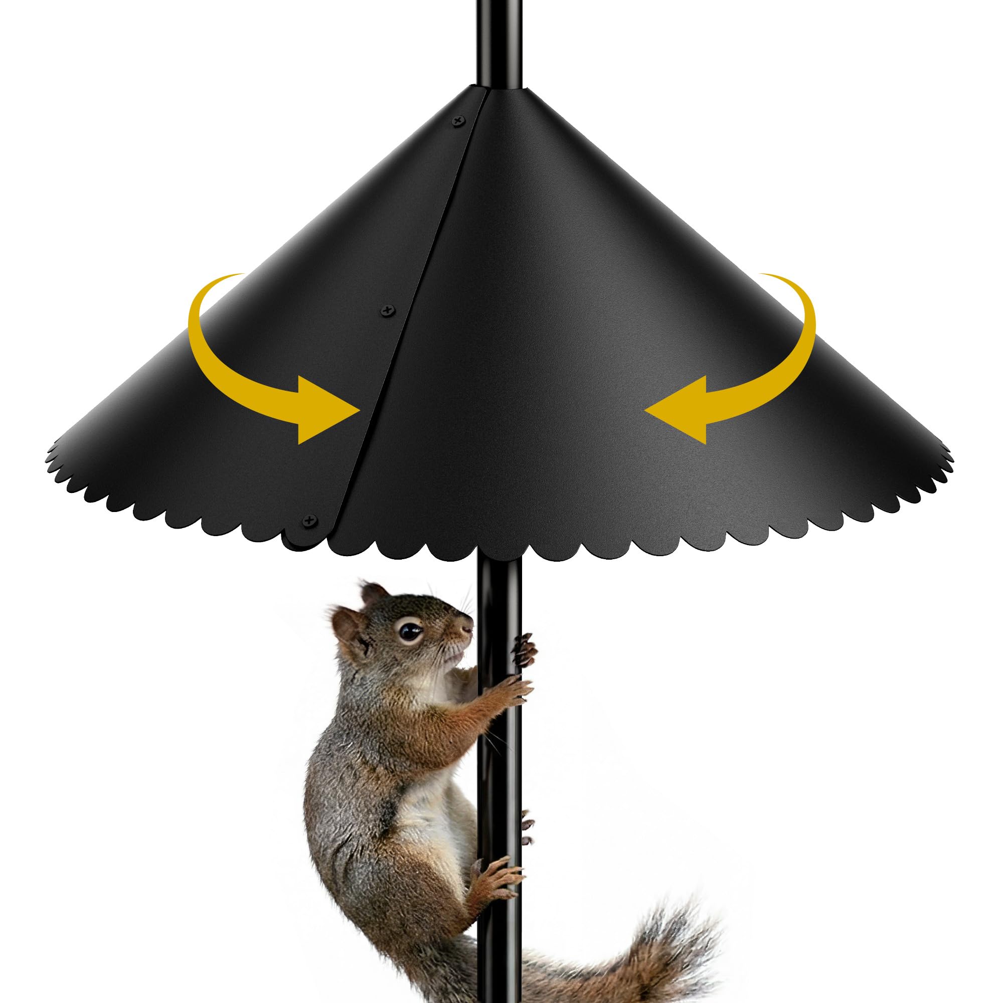 Kiwibit front view of 19-inch baffle showing full wraparound protection and durable design