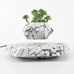 KIYOMING pot rotating atop base showing 360-degree viewing benefit