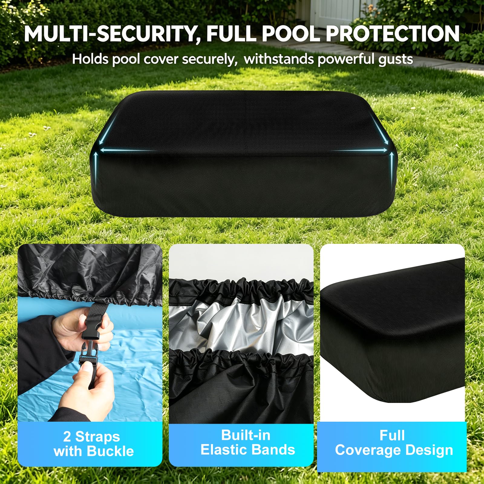 KJX inflated center profile that promotes water runoff and prevents pooling