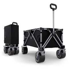 kk Kinderkraft ROLLSTER front view showing sturdy frame and open cargo space for versatile hauling