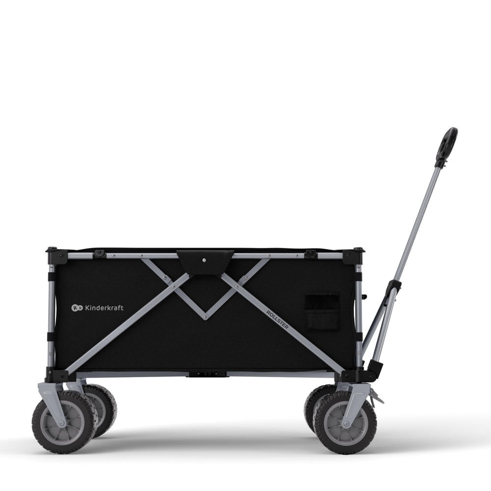 kk Kinderkraft ROLLSTER carrying garden tools and supplies for easy yard transport