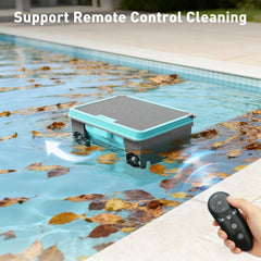 KKI solar panel detail showing daytime power assist for longer cleaning