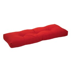 Klear Vu cushion installed on a porch swing showing weather-ready comfort and durable look