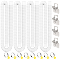 KLOLKUTTA front view of four replacement pool hoses showing full kit benefits