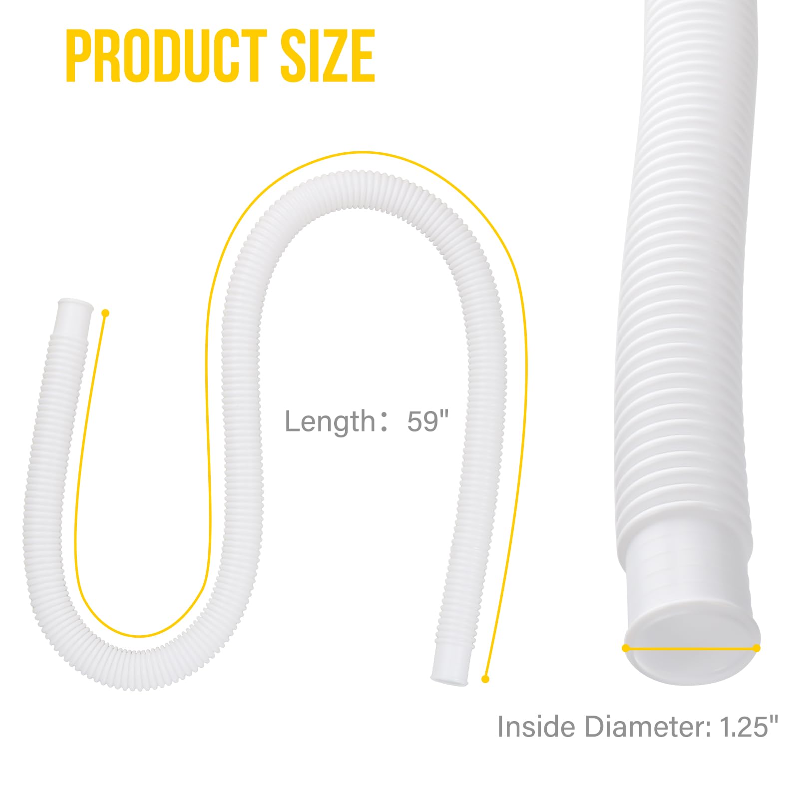 KLOLKUTTA close-up of hose texture displaying flexible durable polyethylene