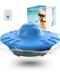 KLORVA front view of pool alarm showing compact design and quick setup benefit