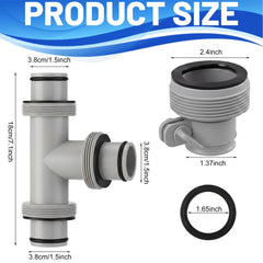 Klyyo Clyro 1.5 inch T-joint close-up showing durable splitter for smoother flow