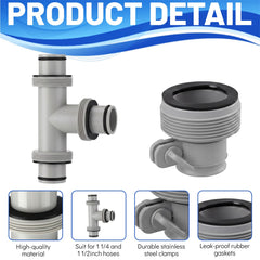 Klyyo Clyro 4.9 ft pump hose texture highlighting flexibility and kink resistance