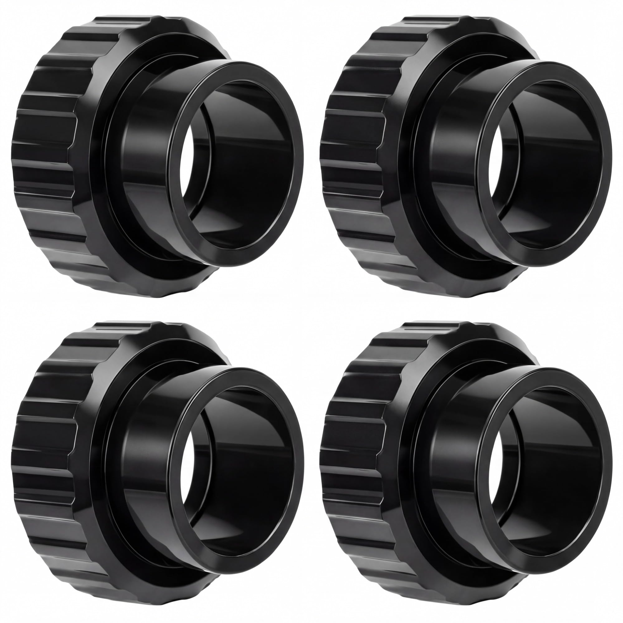 Klyyo Clyro front view of 4-pack connector kit showing components and benefit of spare parts