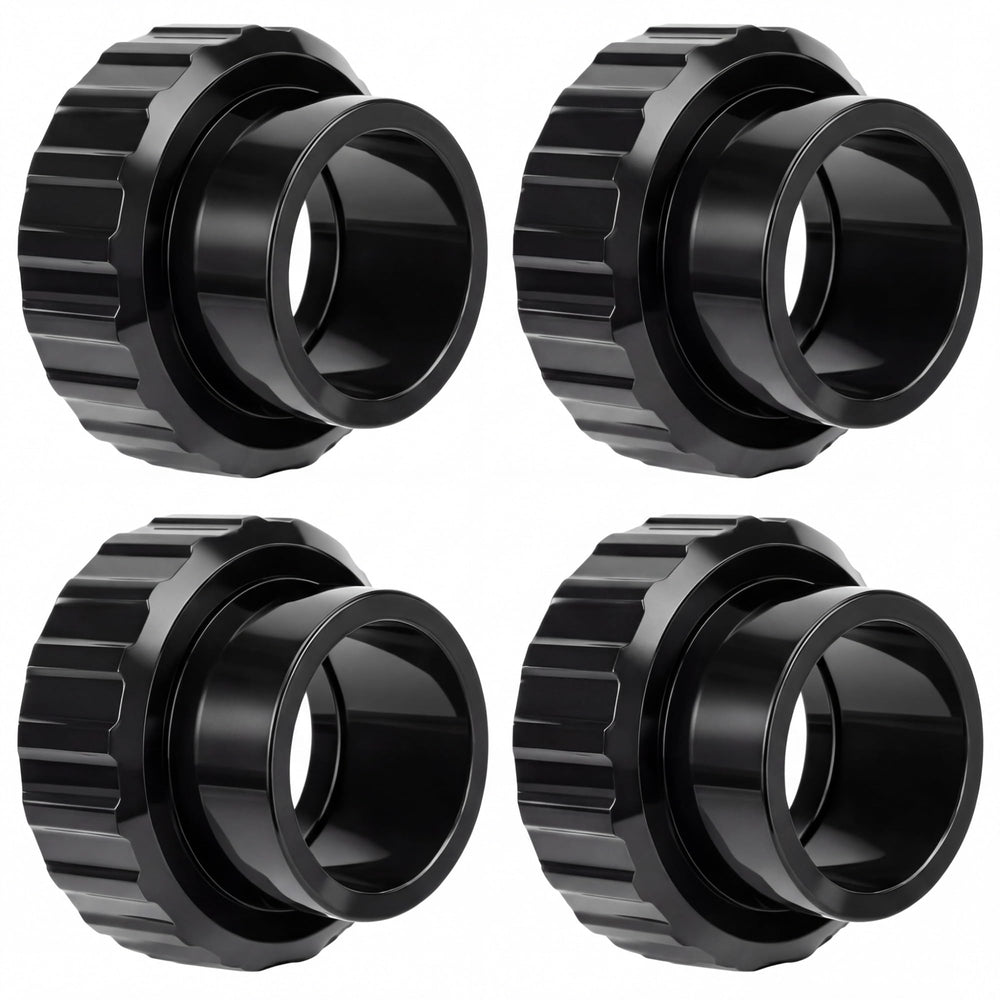 Klyyo Clyro front view of 4-pack connector kit showing components and benefit of spare parts