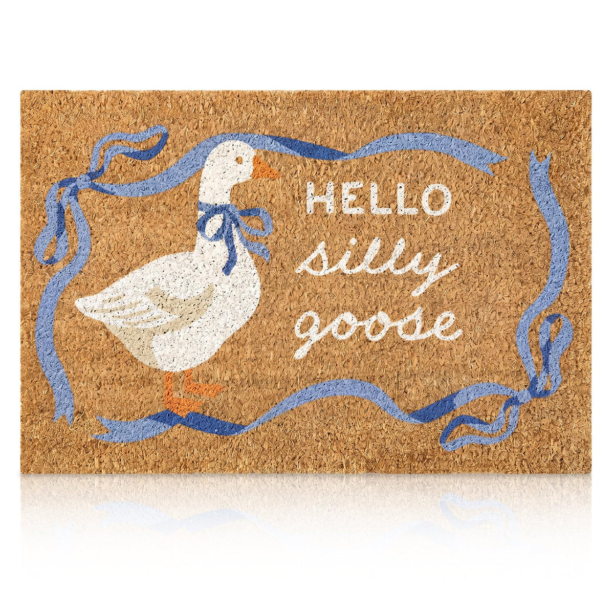 Klyyo Clyro front view goose doormat adding welcoming curb appeal