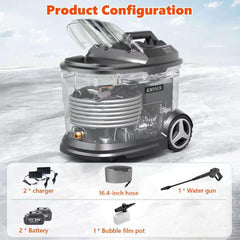 KMNSUN top handle and control panel for quick transport and simple use
