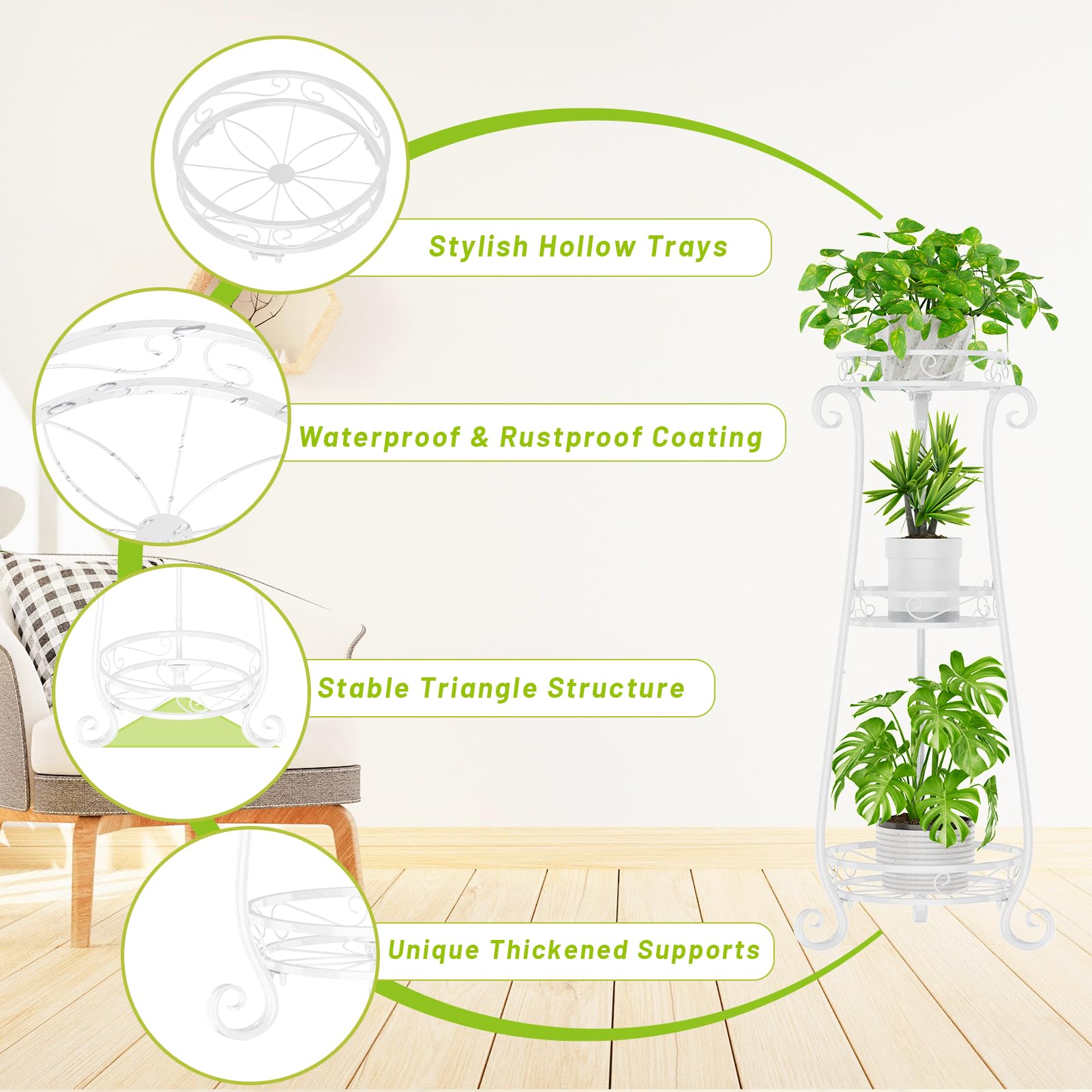 KMOTASUO side-by-side scale with pots showing tray size and capacity