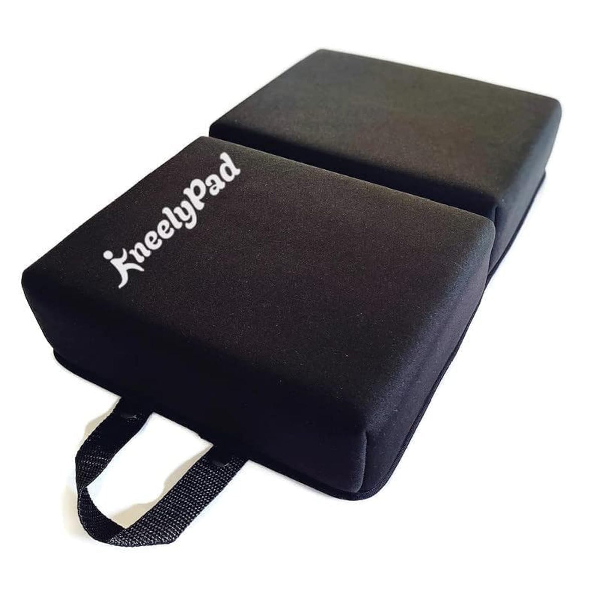Kneely front view showing shape and size, KneelyPad protects knees