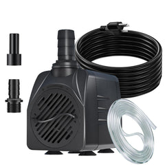 Knifel front view pump showing compact body and intake for discreet placement