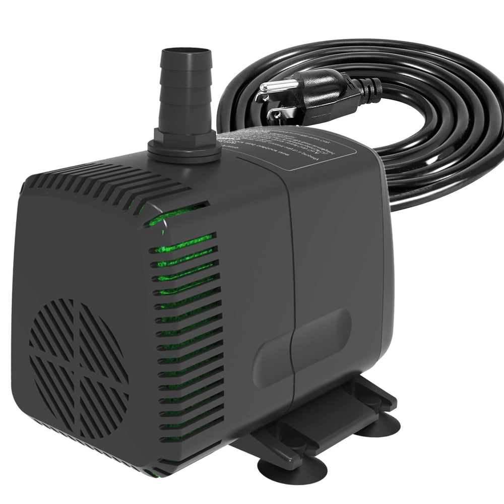 Knifel pump front view showing compact design and durable casing benefit quiet operation