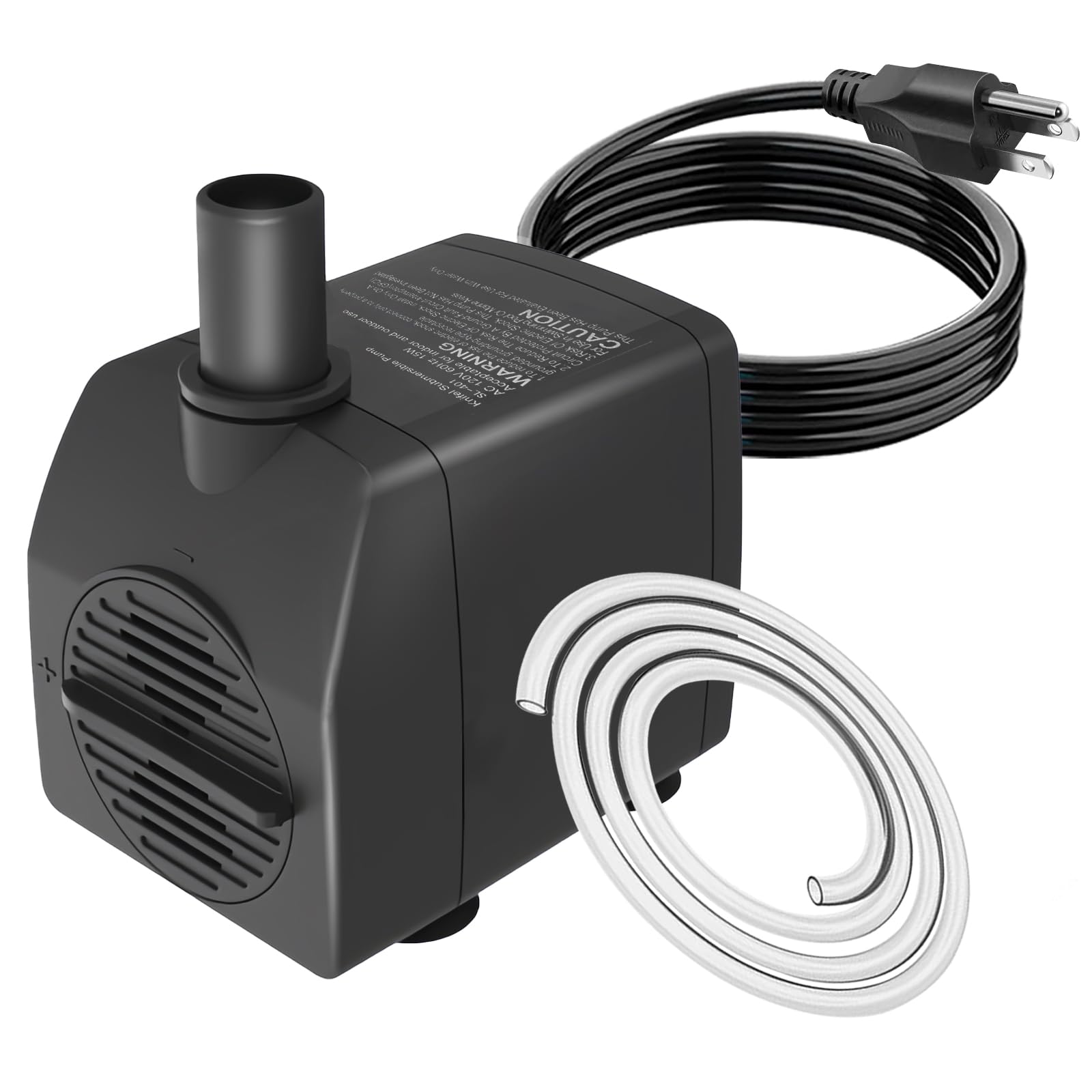 Knifel pump front view showing compact design and stable base for reliable placement