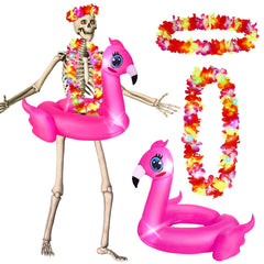 Knitgrip flamingo front view showing bright colors and wearable fit benefit