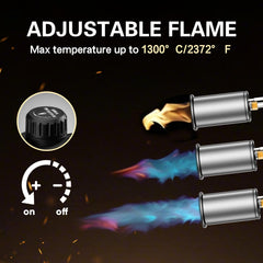 KOACKL built-in Piezo igniter detail for reliable one-click ignition